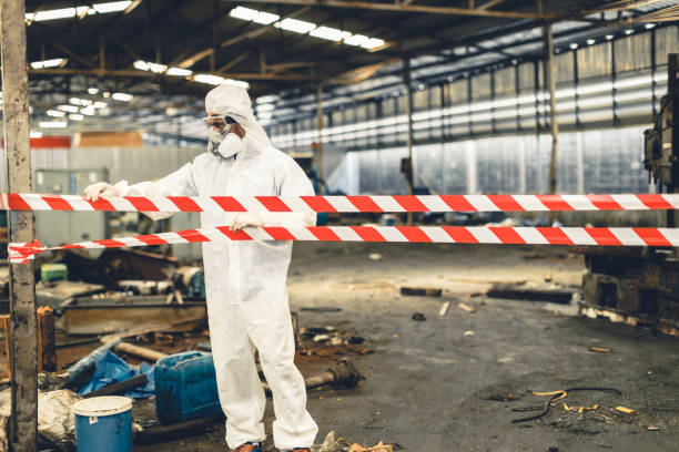 Professional Hoarding Cleanup technician working in Roseland, NE